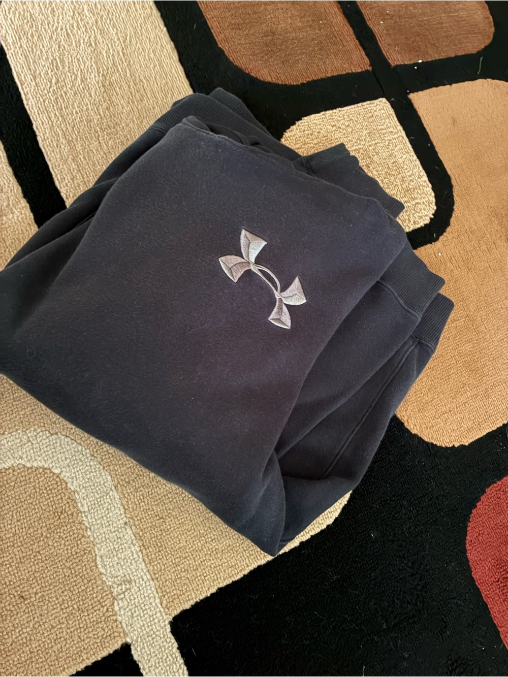 Under Armour Gray and Black ColdGear Hoodie